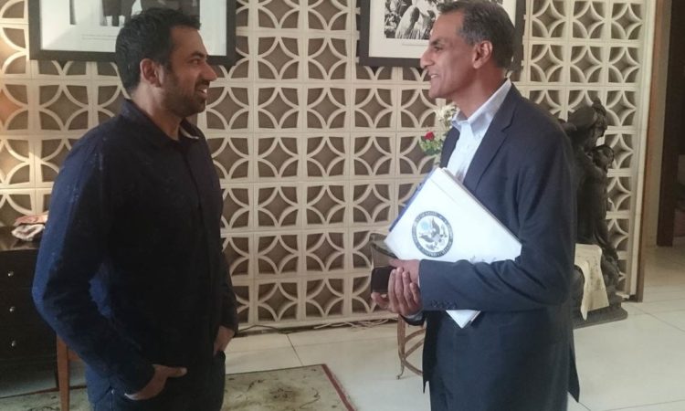 Kal Penn with Ambassador