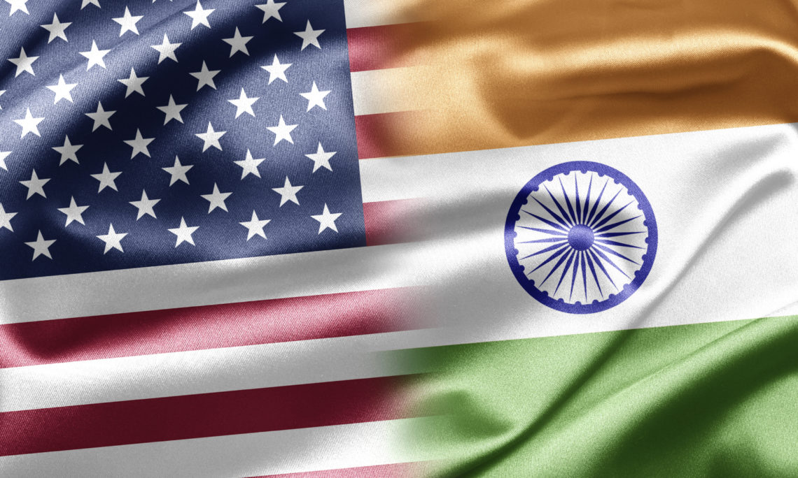 United States-India Flags United States-India Flags