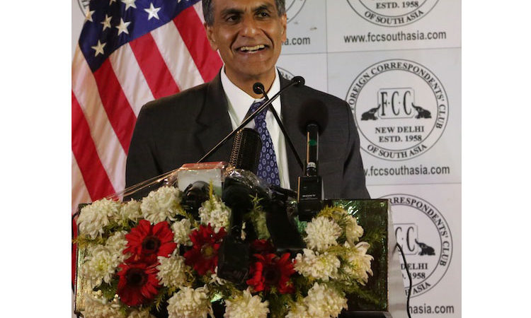 Amb Verma giving remarks