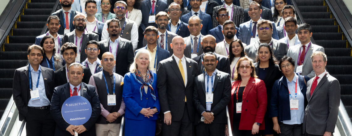 CDA Jorgan Andrews joins Indian Delegation at SelectUSA Investment Summit