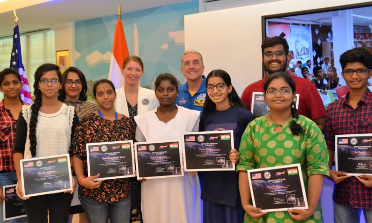 U.S. Astronaut Don Thomas inspires students at American Center in Chennai