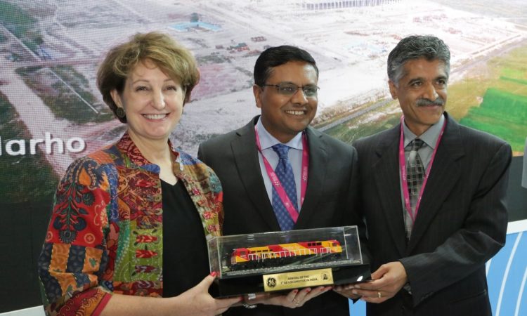 Chargé at GE’s Diesel Locomotive Launch Event International Railway Equipment Exhibition 2017 (IREE)