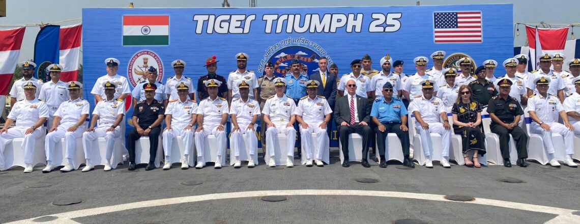 U.S. Joins India to Launch Exercise Tiger TRIUMPH 2025